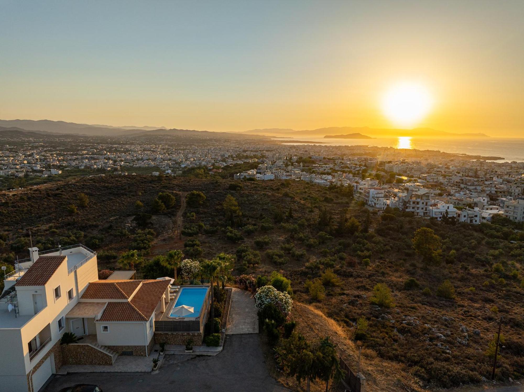 Karmilos Hill Villa Ханья Экстерьер фото